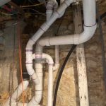 plumbing pipes installed badly